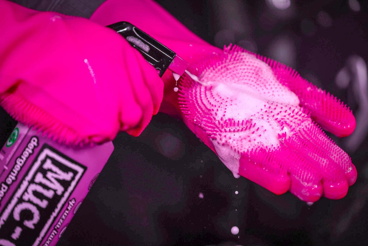 Muc off Gloves Deep Scrubber - Pink - D Byk Store