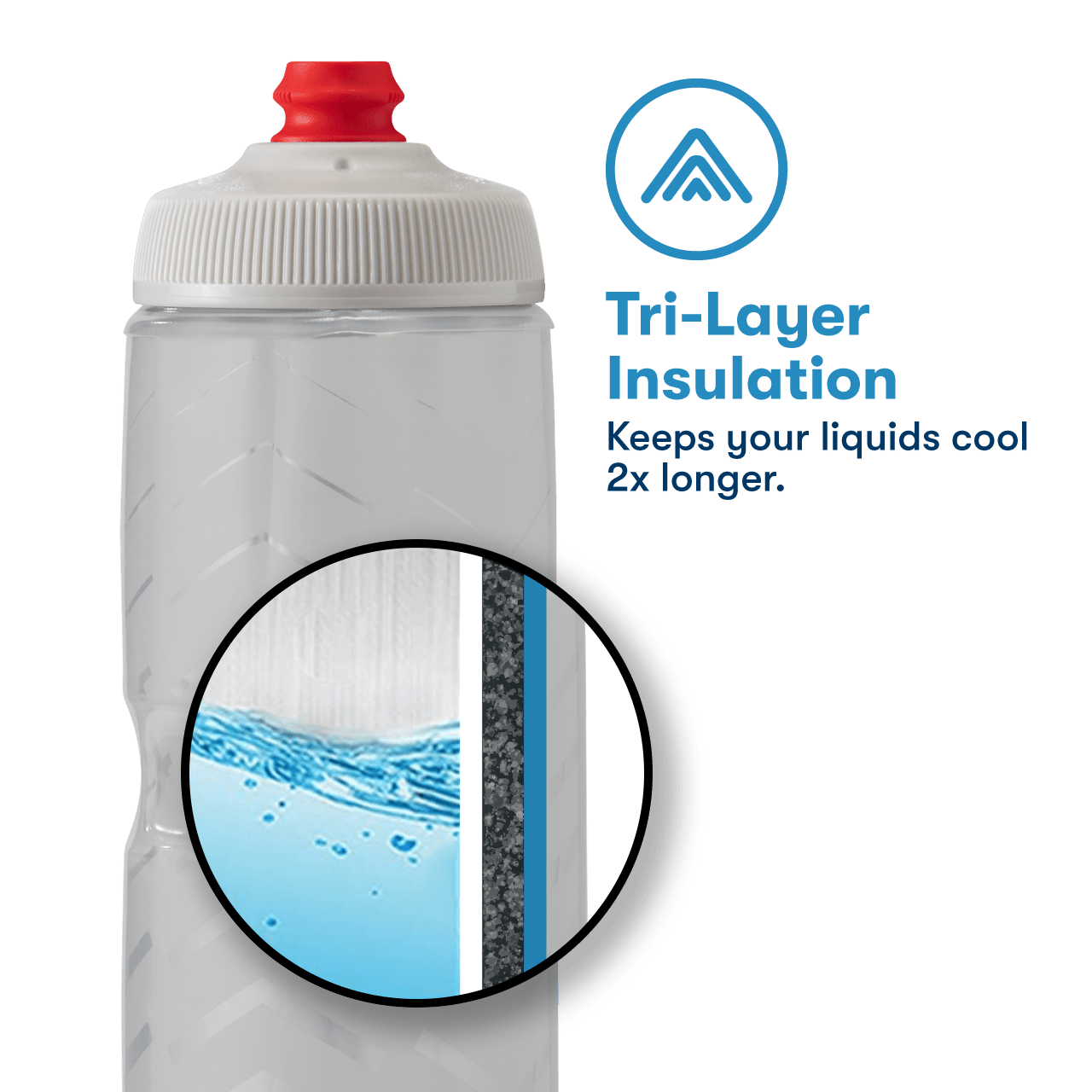 Polar Bottle Breakaway® Insulated - Contender Charcoal/Silver - D Byk Store