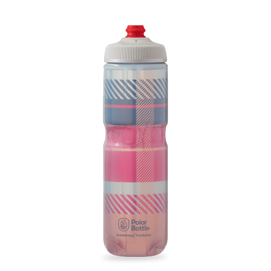 Polar Bottle Breakaway® Insulated - Tartan Highlighter Red/Orange - D Byk Store