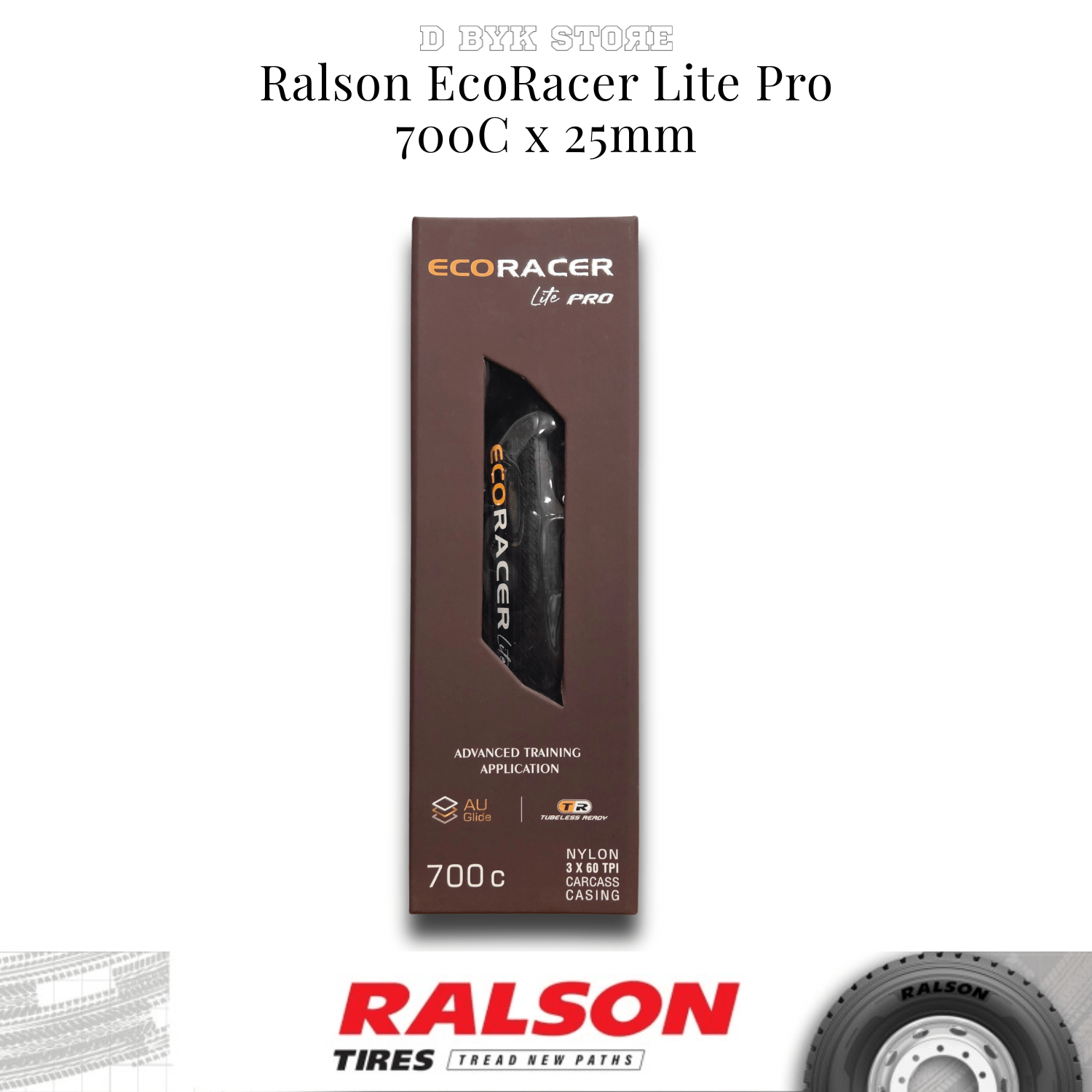 Ralson EcoRacer Lite Pro – 700c (Advanced Training Tyre) - D Byk Store