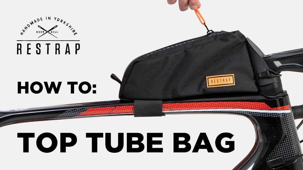 Restrap Bolt - on Top Tube Bag - Black - D Byk Store