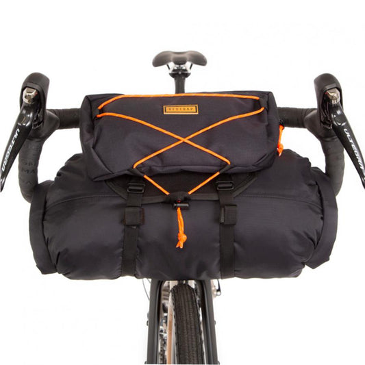 Restrap Handlebar Bag - Black/Orange (Large) - D Byk Store