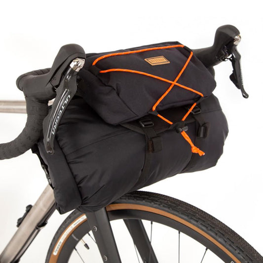 Restrap Handlebar Bag - Black/Orange (Large) - D Byk Store