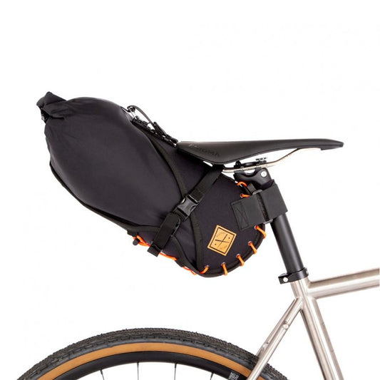 Restrap Saddle Bag - Black/Orange (8 Litres) - D Byk Store
