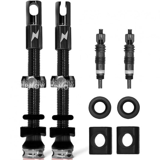 RideNow Tubeless Valves Kit-Black (Pack Of 2) - D Byk Store