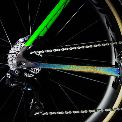 Ridley Noah Fast Disc Frameset (Prizmatic Silver / Apple Green) - D Byk Store