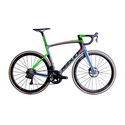 Ridley Noah Fast Disc Frameset (Prizmatic Silver / Apple Green) - D Byk Store