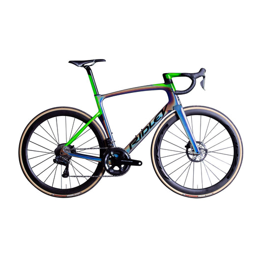 Ridley Noah Fast Disc Frameset (Prizmatic Silver / Apple Green) - D Byk Store