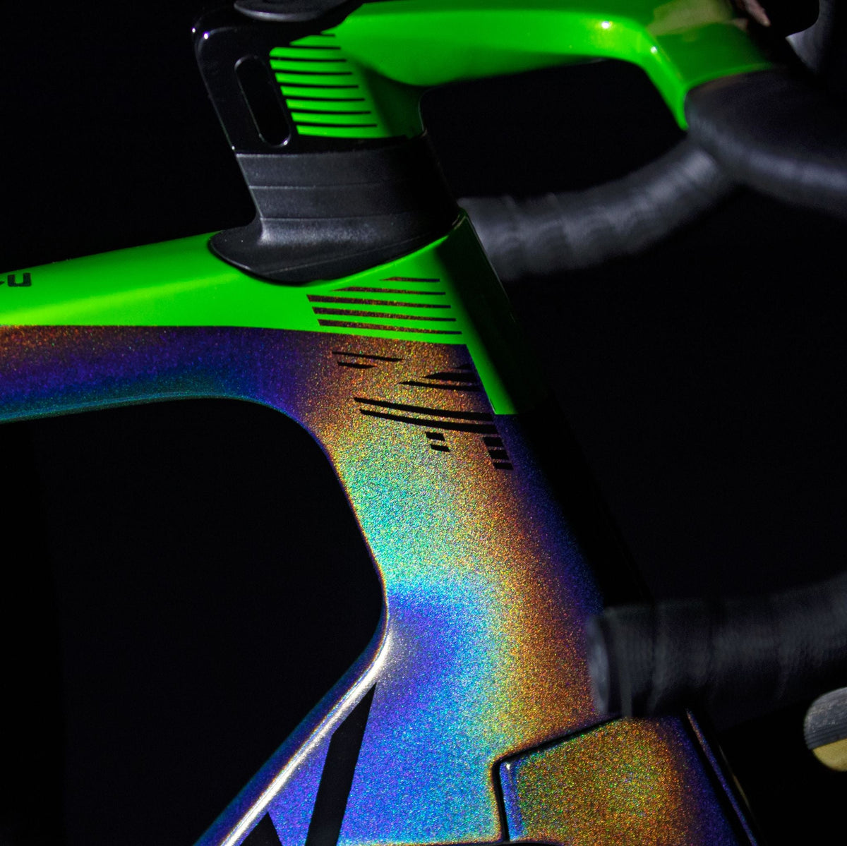Ridley Noah Fast Disc Frameset (Prizmatic Silver / Apple Green) - D Byk Store