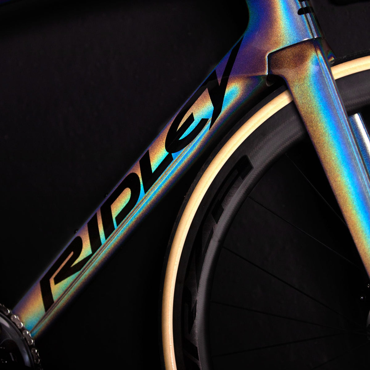 Ridley Noah Fast Disc Frameset (Prizmatic Silver / Apple Green) - D Byk Store
