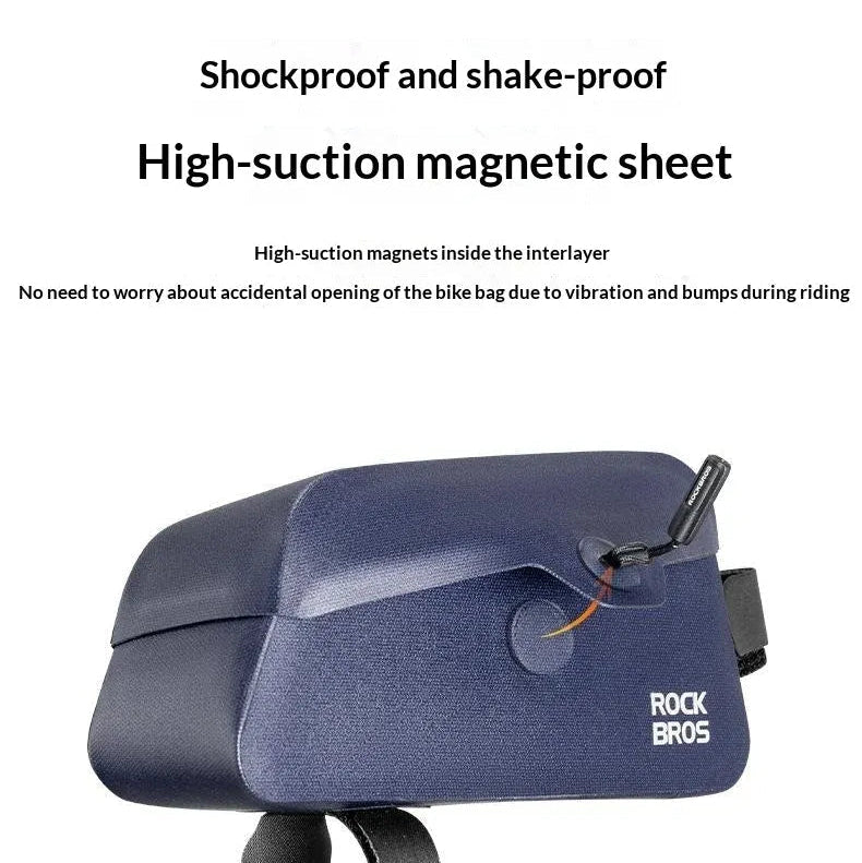 ROCKBROS Bicycle Top Tube Magnetic Suction Bag - D Byk Store