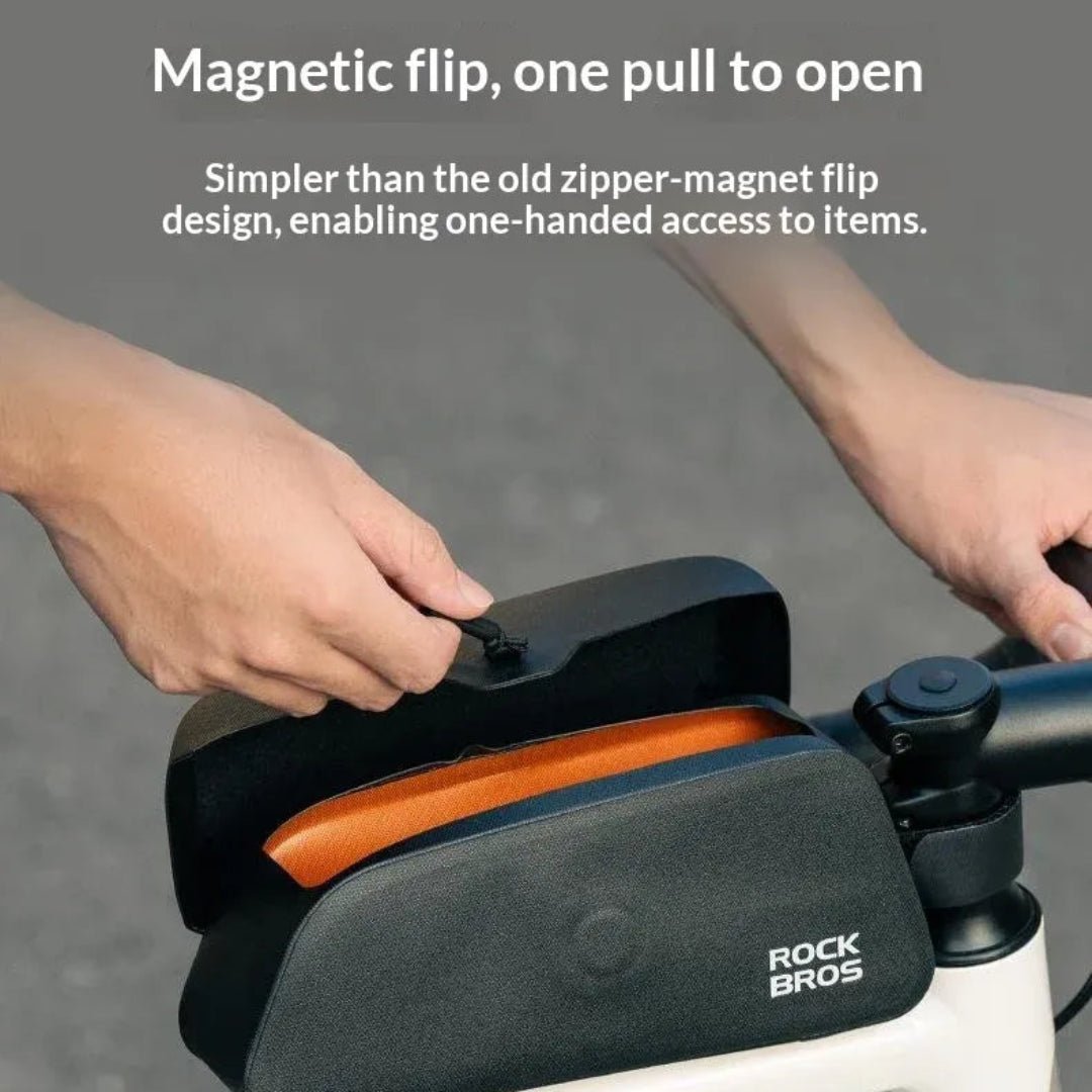 ROCKBROS Bicycle Top Tube Magnetic Suction Bag - D Byk Store