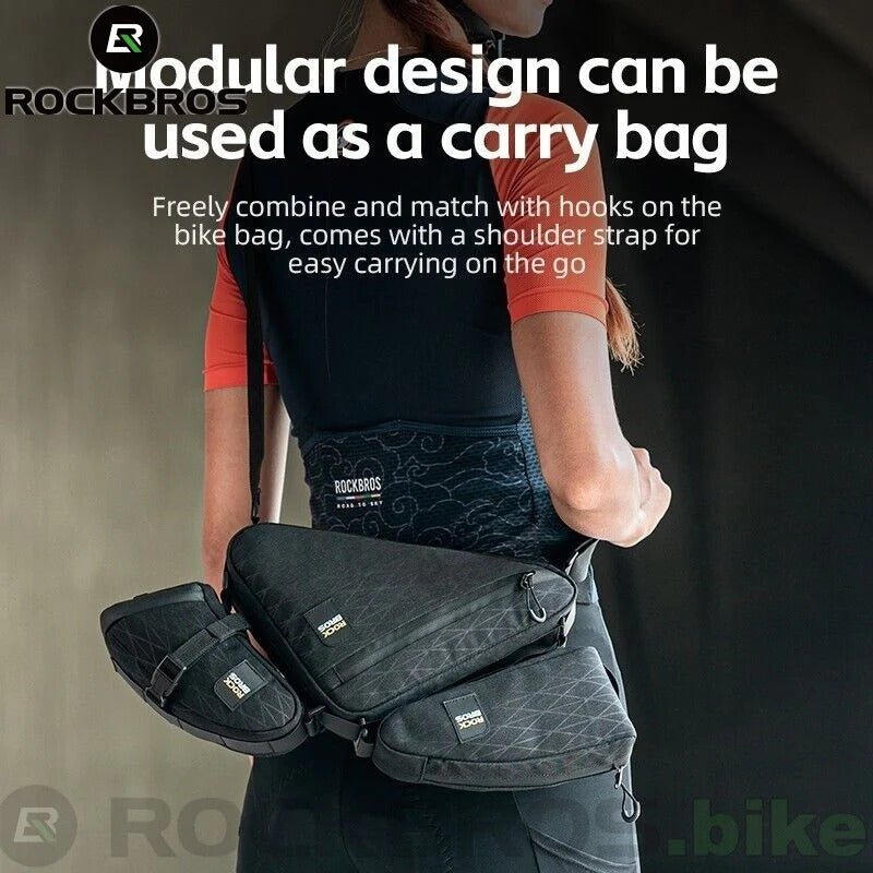 ROCKBROS Cycling Combo - Frame - Bag, Top tube, Saddle bag - D Byk Store