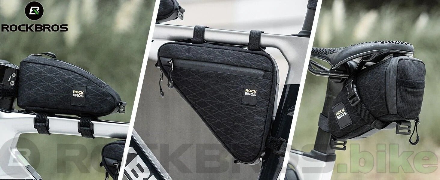ROCKBROS Cycling Combo - Frame - Bag, Top tube, Saddle bag - D Byk Store