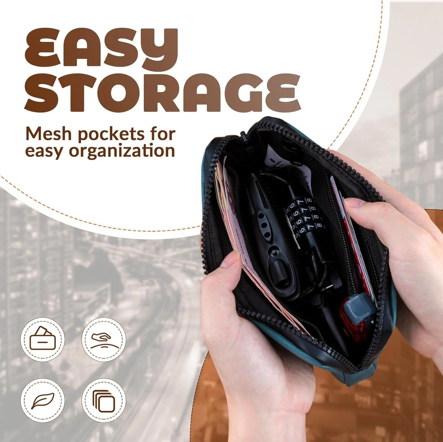 ROCKBROS Cycling Mobile Pouch (Orange) - D Byk Store