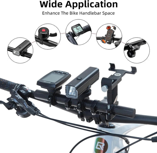 ROCKBROS Double Handlebar Extender - Lightweight & Durable Mount - D Byk Store