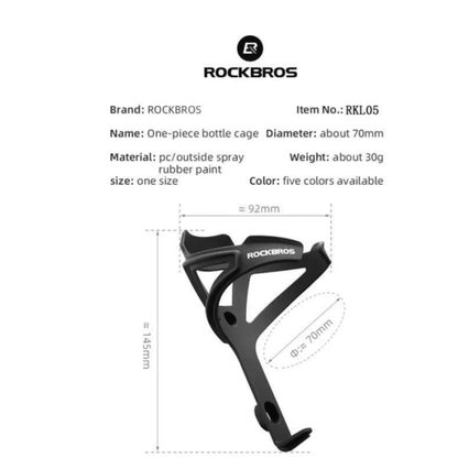 Rockbros RKL 05 Bottle Cage - Black - D Byk Store