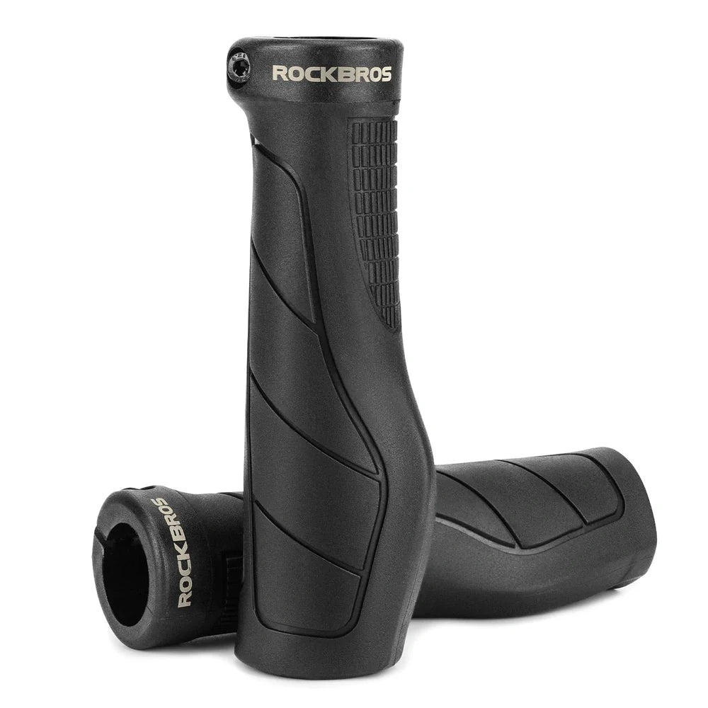 Rockbros Shock Absorbing Gel Grips - Black - D Byk Store