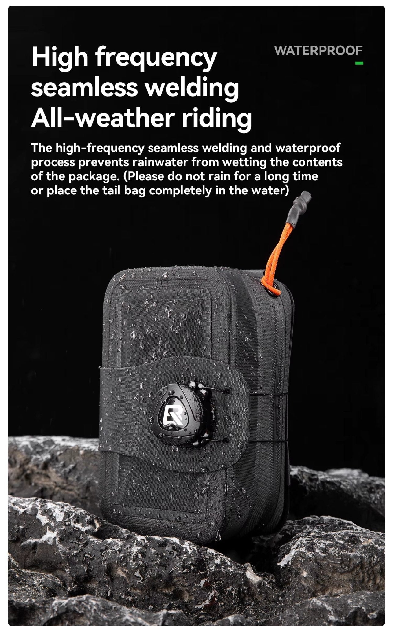 ROCKBROS Waterproof Saddle Bag with Bottle Holder - D Byk Store