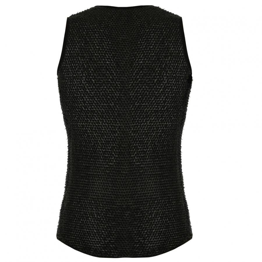Santini Alpha Winter Unisex Baselayer (Sleeveless)-Black - D Byk Store