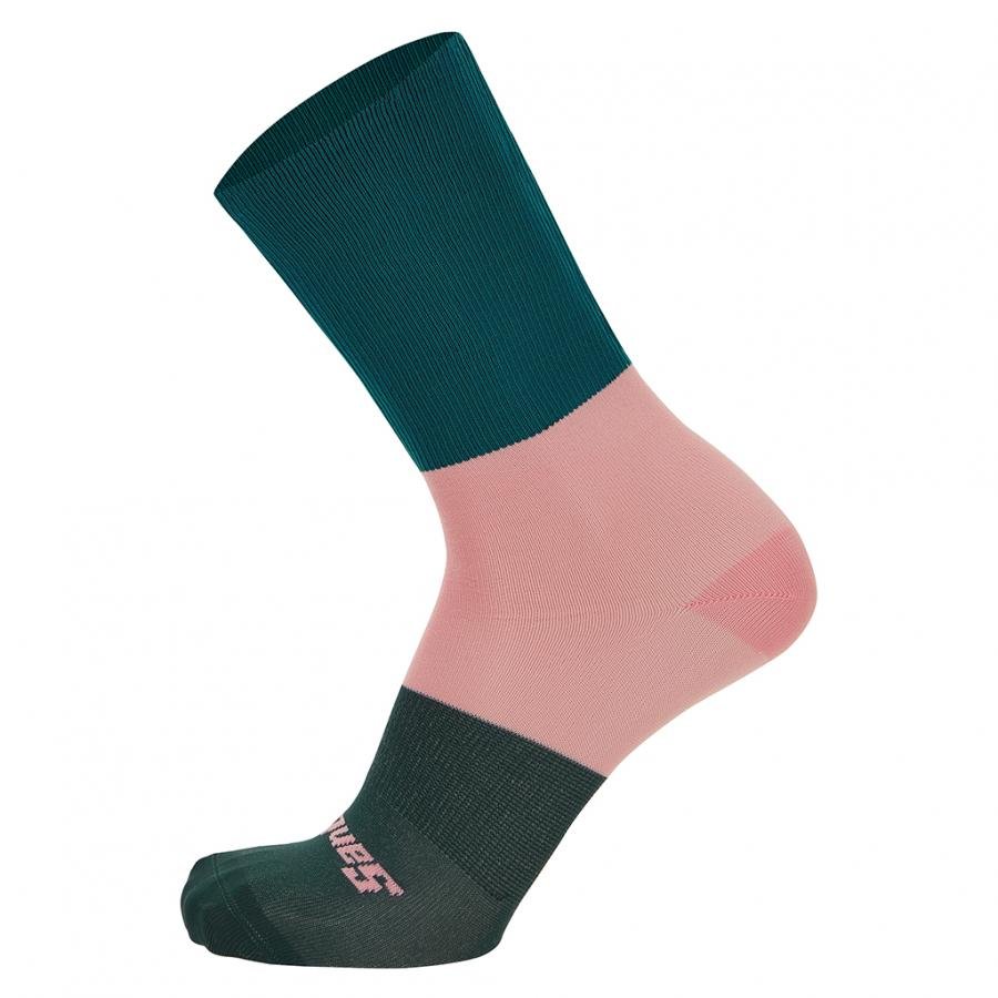 Santini Bengal Socks-Teal - D Byk Store