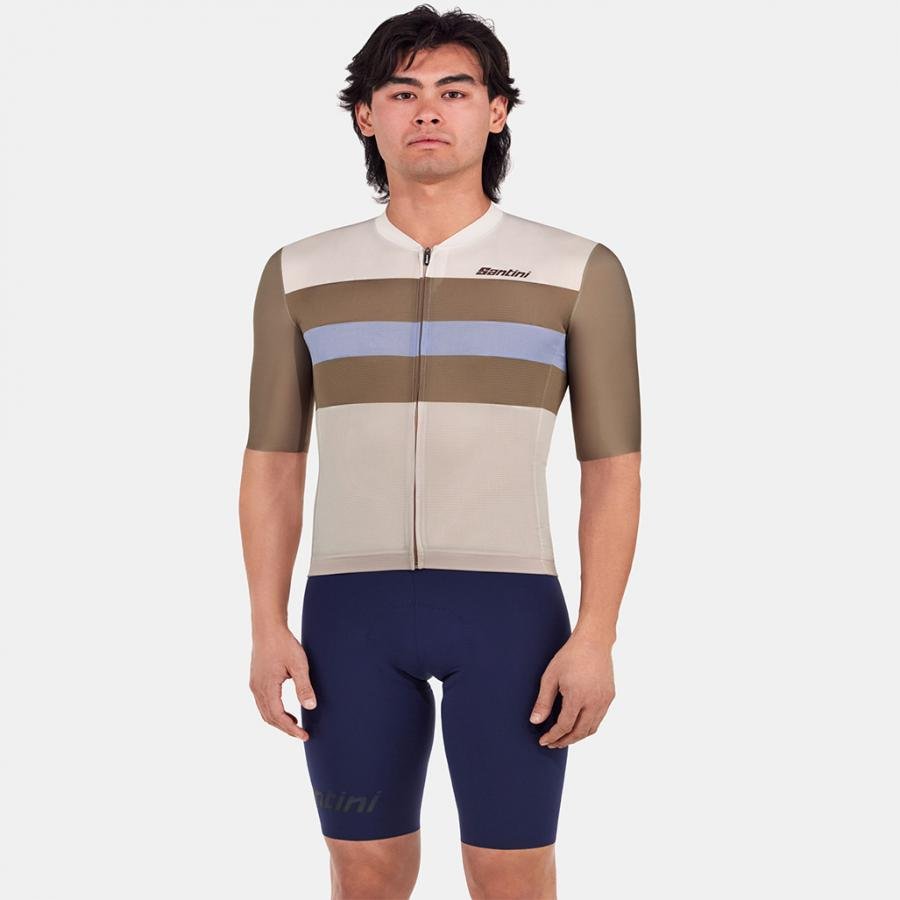 Santini Bengal Unisex Jersey-Military Green - D Byk Store