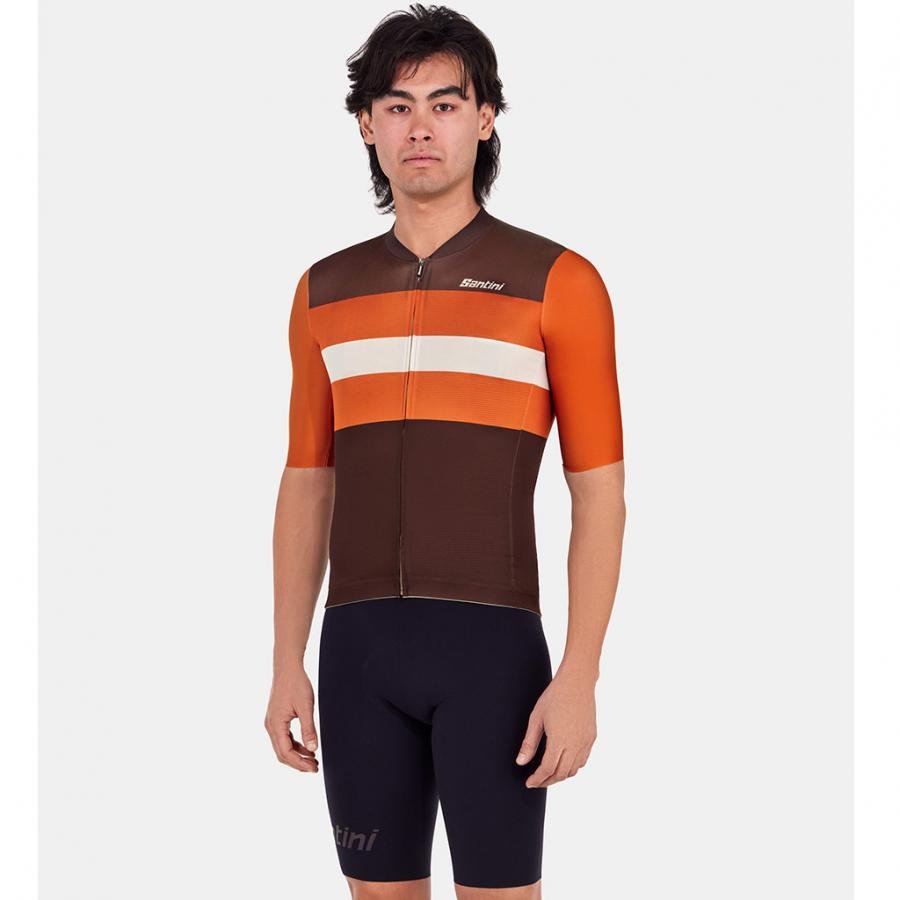 Santini Bengal Unisex Jersey-Rust - D Byk Store