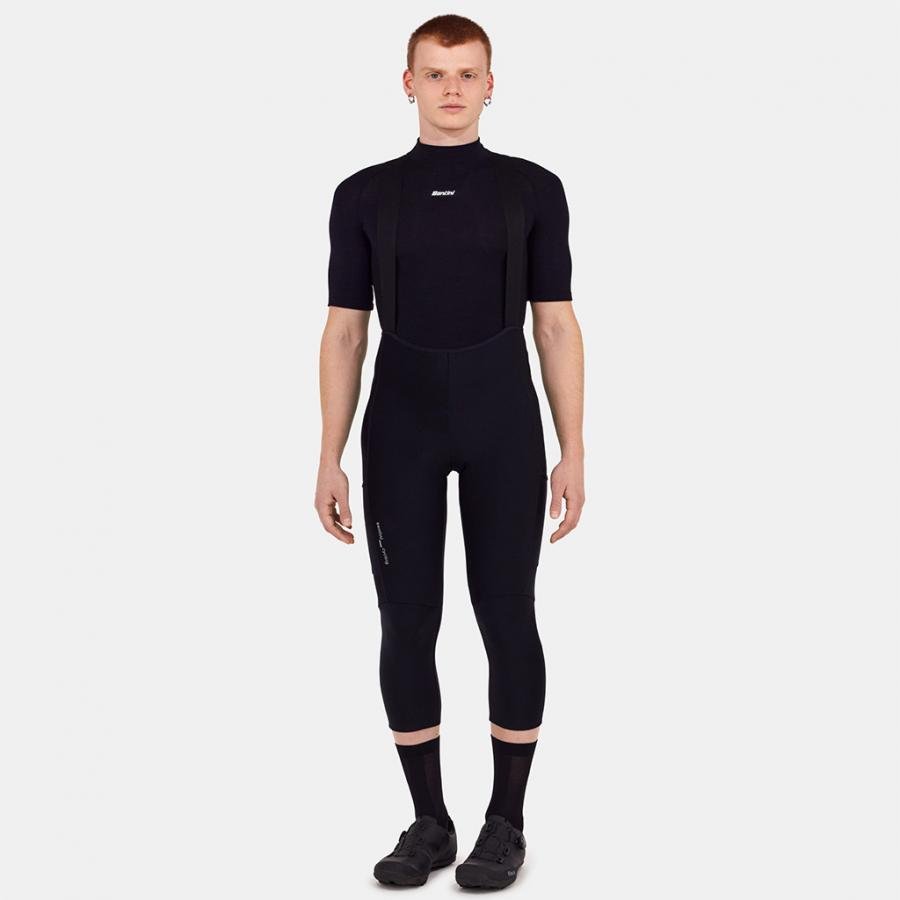 Santini Cargo 2.0 3/4 Bibtights-Black - D Byk Store