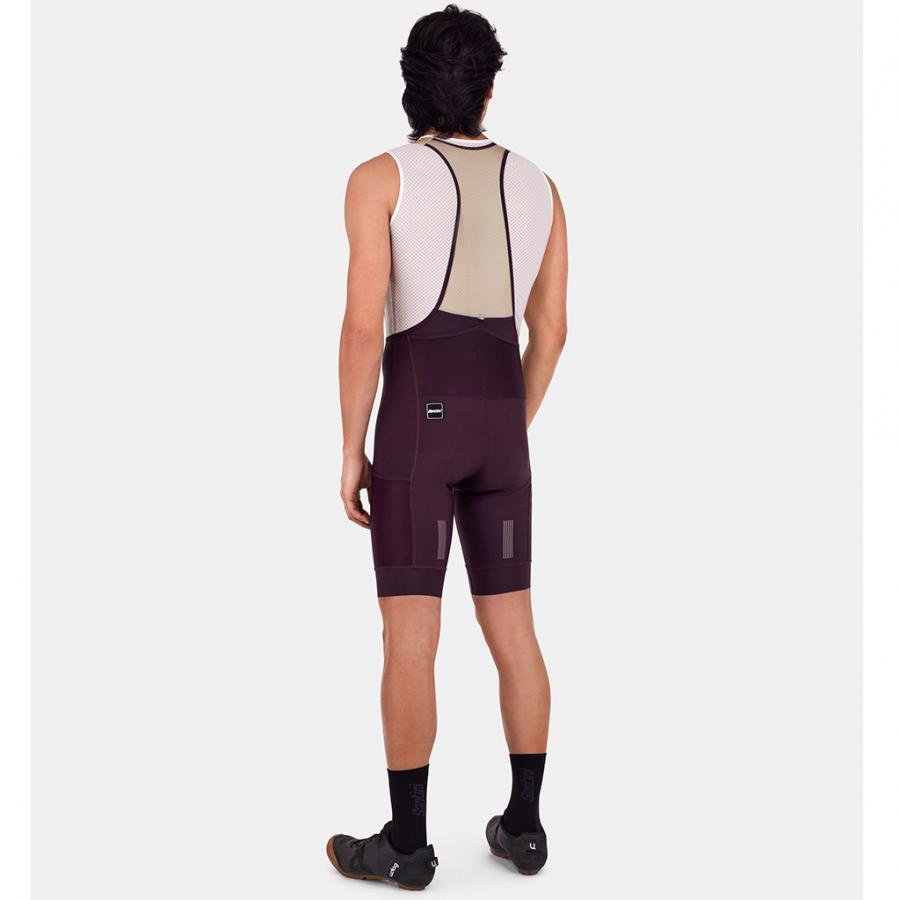 Santini Cargo Bibshorts-Burgundy - D Byk Store