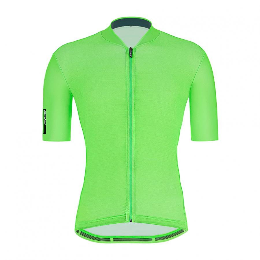 Santini Colore Jersey-Fluo Green - D Byk Store