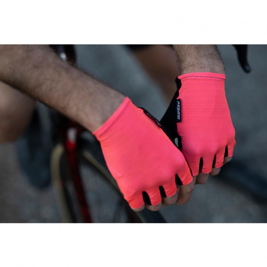 Santini Cubo Gloves-Granatina - D Byk Store