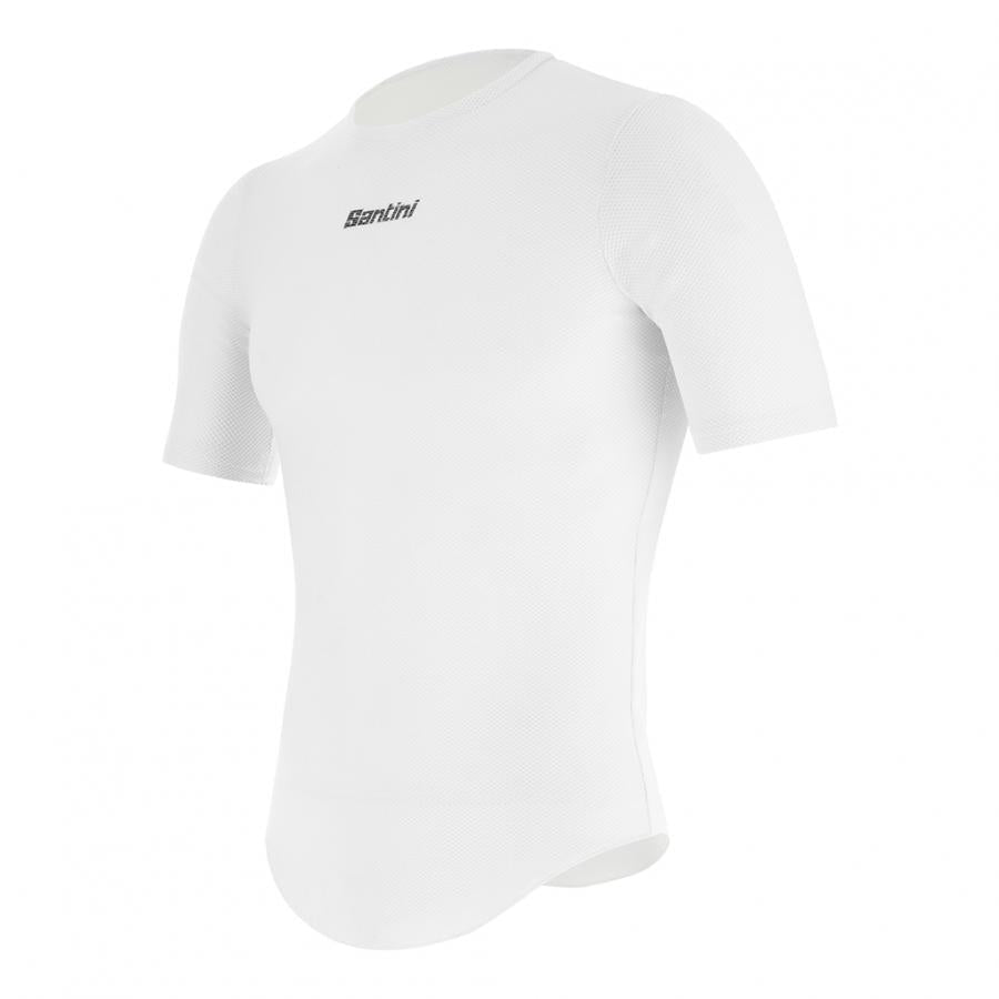 Santini Delta Cooling Baselayer (Short Sleeve)-White - D Byk Store