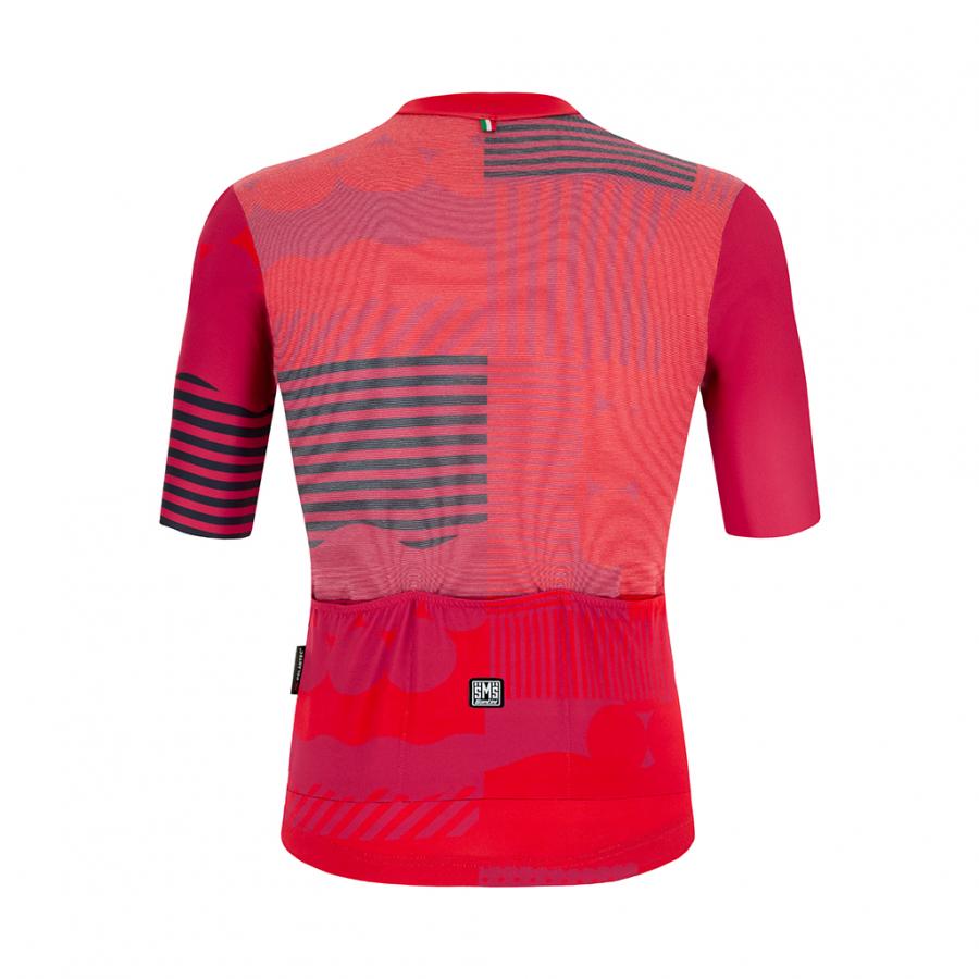 Santini Delta Optic Jersey-Red - D Byk Store