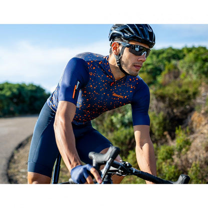 Santini Delta Pietra Jersey-Nautica Blue - D Byk Store