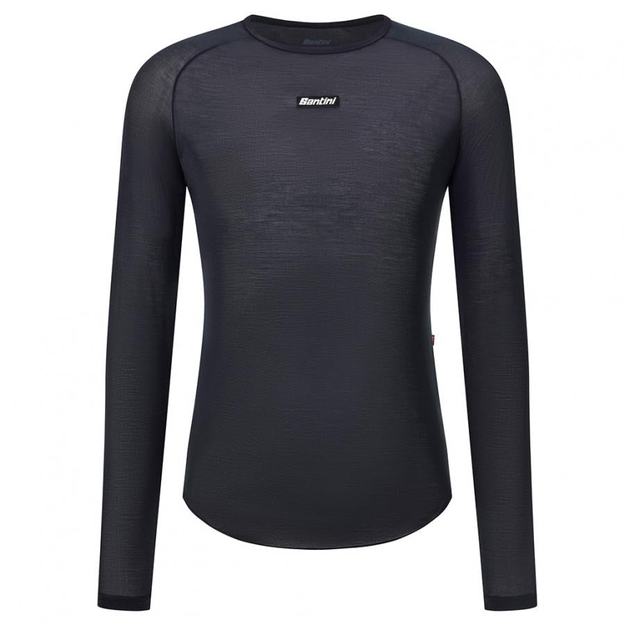 Santini Dry Winter Unisex Baselayer (Full Sleeves)-Black - D Byk Store