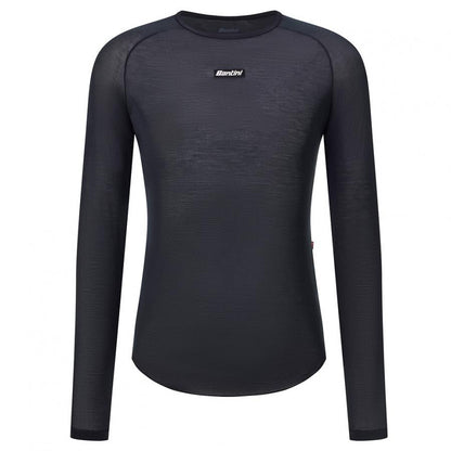 Santini Dry Winter Unisex Baselayer (Full Sleeves)-Black - D Byk Store