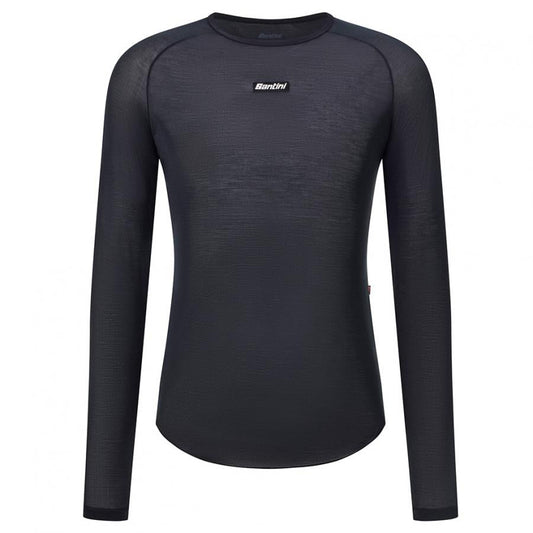 Santini Dry Winter Unisex Baselayer (Full Sleeves)-Black - D Byk Store