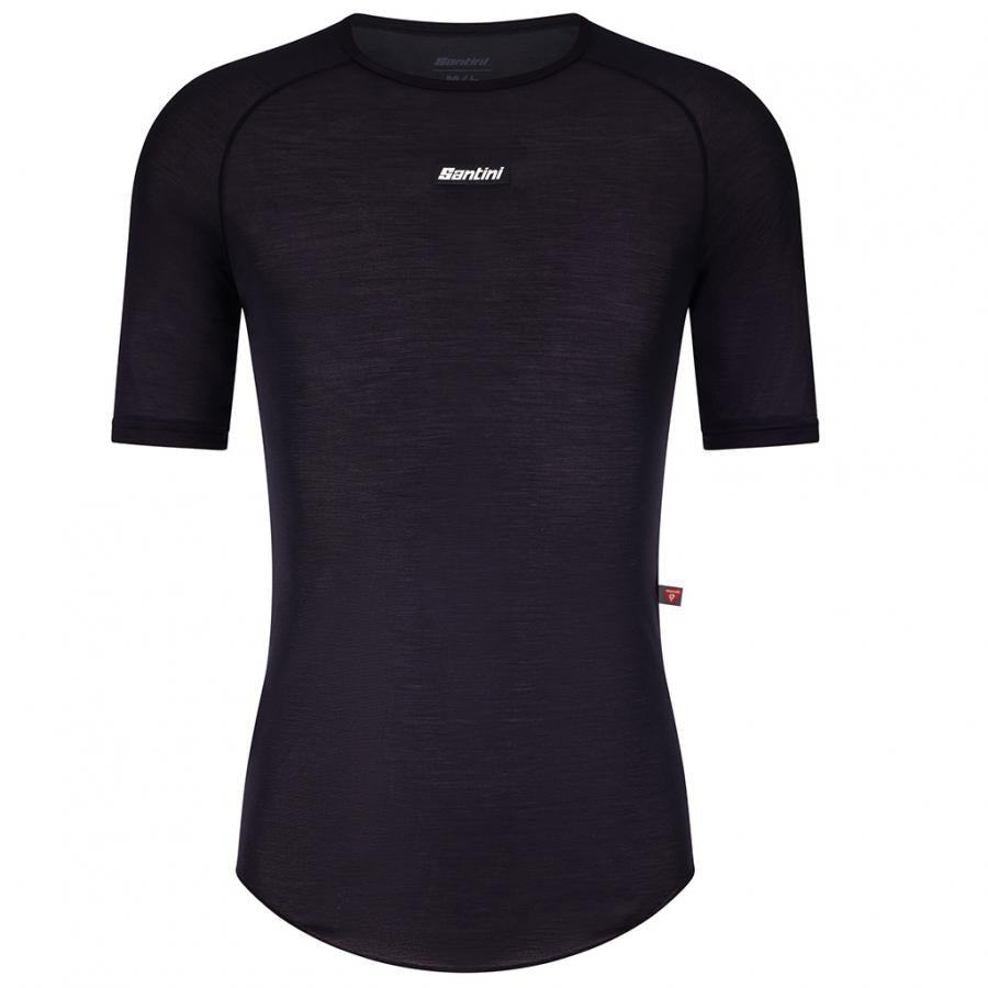 Santini Dry Winter Unisex Baselayer (Short Sleeves)-Black - D Byk Store