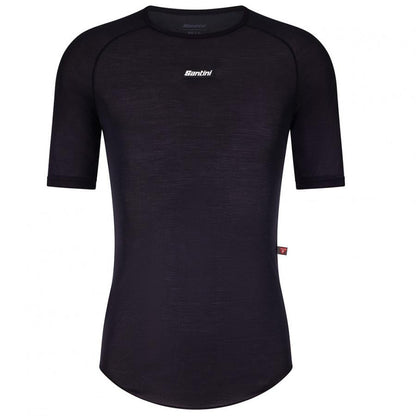 Santini Dry Winter Unisex Baselayer (Short Sleeves)-Black - D Byk Store