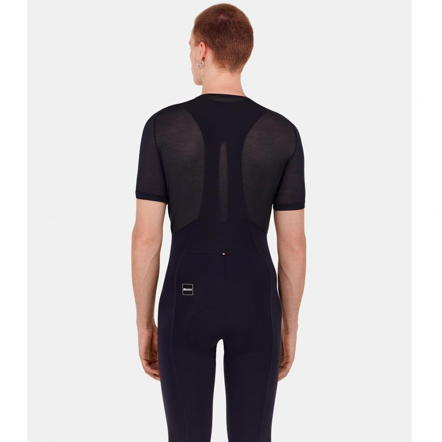 Santini Dry Winter Unisex Baselayer (Short Sleeves)-Black - D Byk Store
