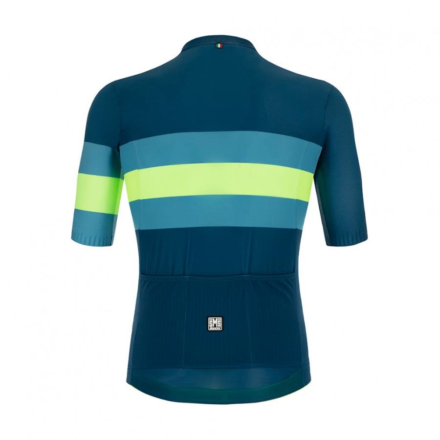 Santini Eco Sleek Bengal Jersey-Green - D Byk Store