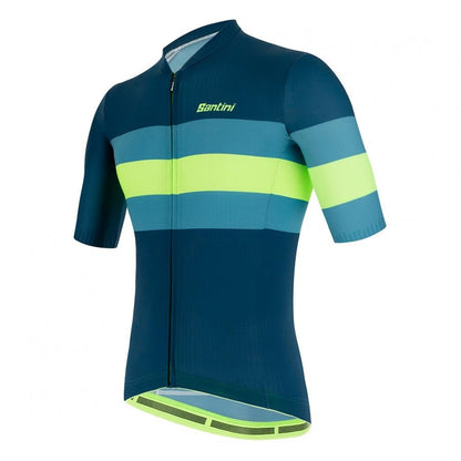 Santini Eco Sleek Bengal Jersey-Green - D Byk Store