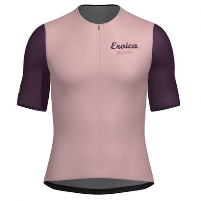 Santini Eroica Borgo Unisex Jersey-Pink - D Byk Store