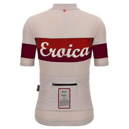 Santini Eroica Quiete Unisex Jersey-Cappuccino - D Byk Store