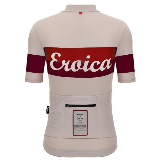 Santini Eroica Quiete Unisex Jersey-Cappuccino - D Byk Store