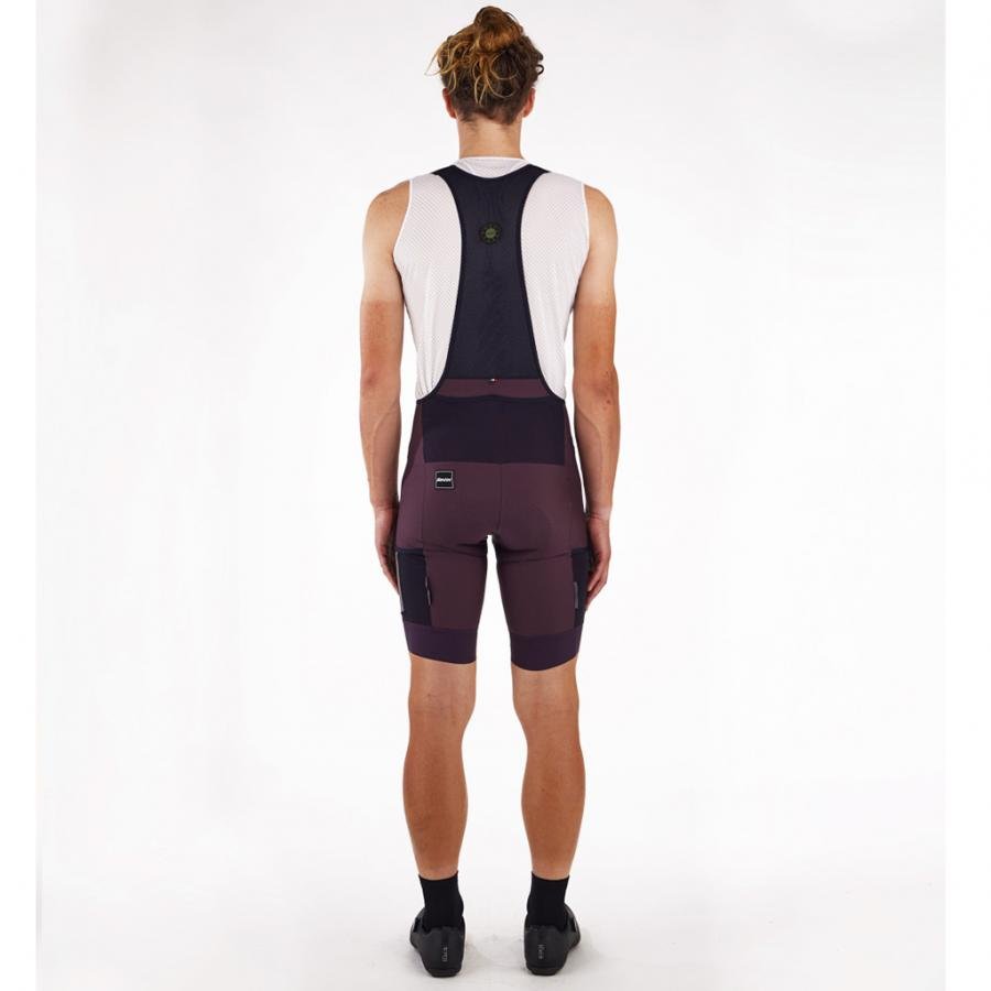 Santini Gravel Bibshorts-Burgundy - D Byk Store