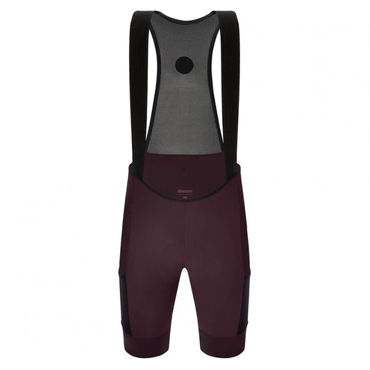 Santini Gravel Bibshorts-Burgundy - D Byk Store