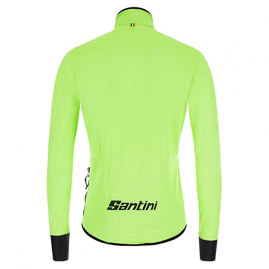 Santini Guard Nimbus Rain & Wind Jacket-Fluo Green - D Byk Store