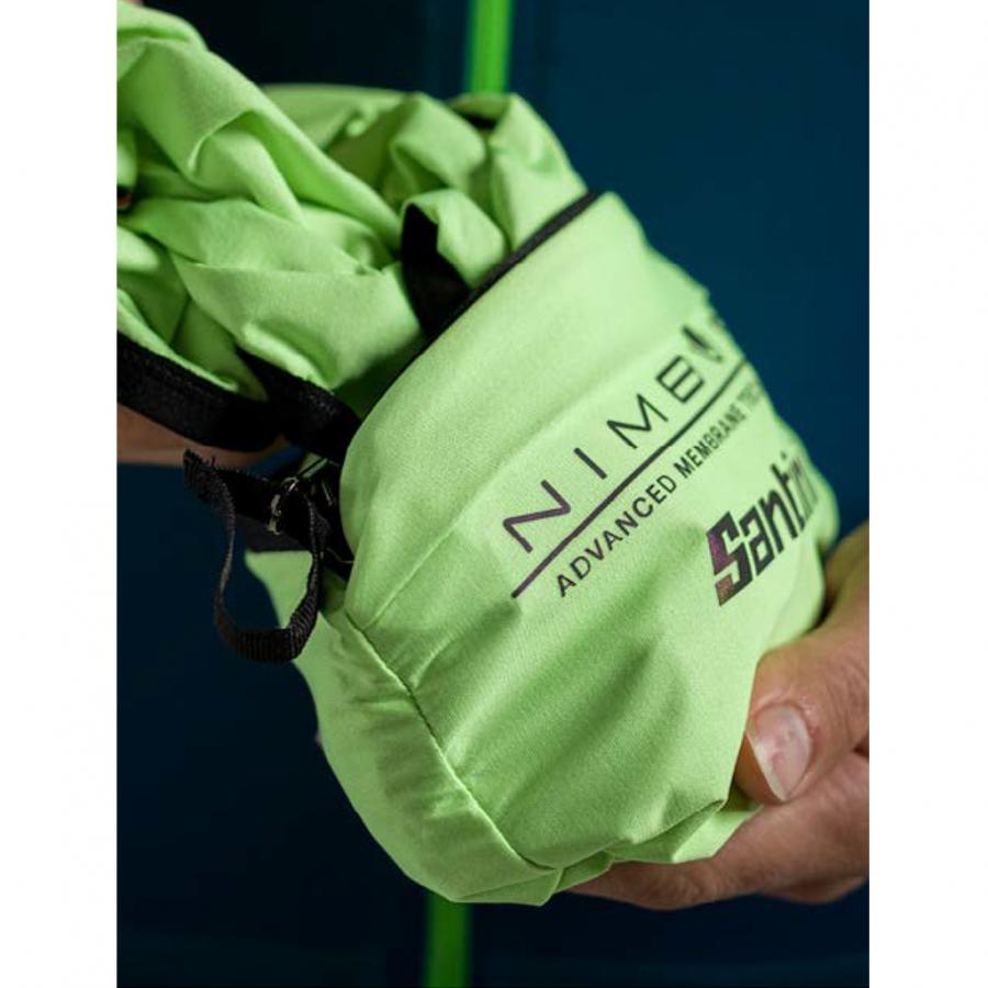 Santini Guard Nimbus Rain & Wind Jacket-Fluo Green - D Byk Store