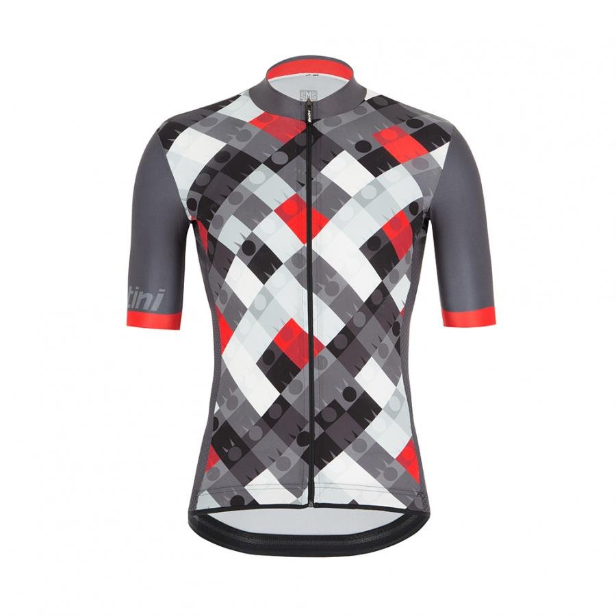 Santini Ironman VIS Jersey-Red - D Byk Store